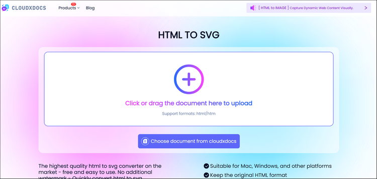 main interface